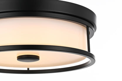 Kolson 12 inch LED Flush Mount in Black