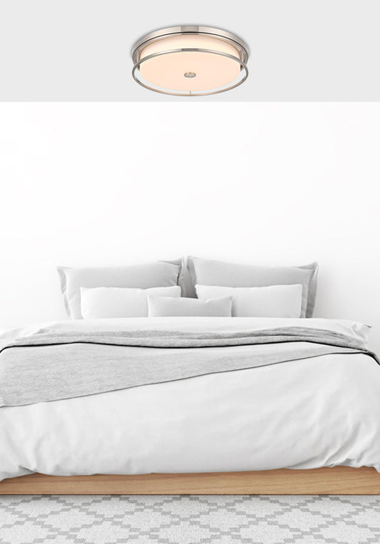 Kolson 20 inch LED Flush Mount in Polished Nickel