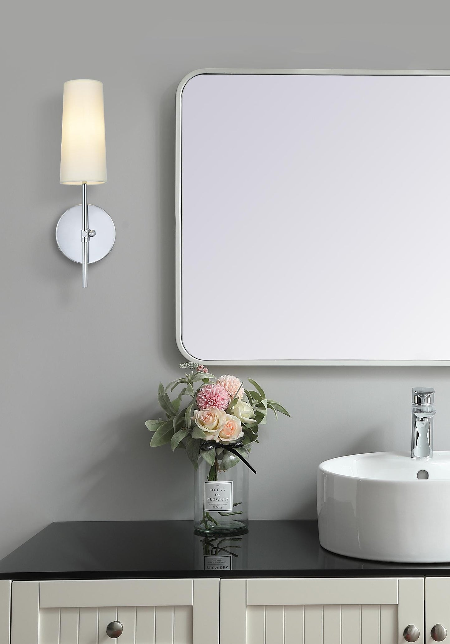 Mel 5 inch Wall Sconce in Chrome