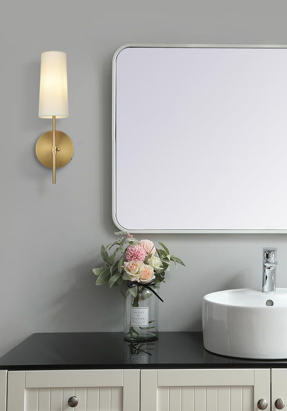 Mel 5 inch Wall Sconce in Satin Gold