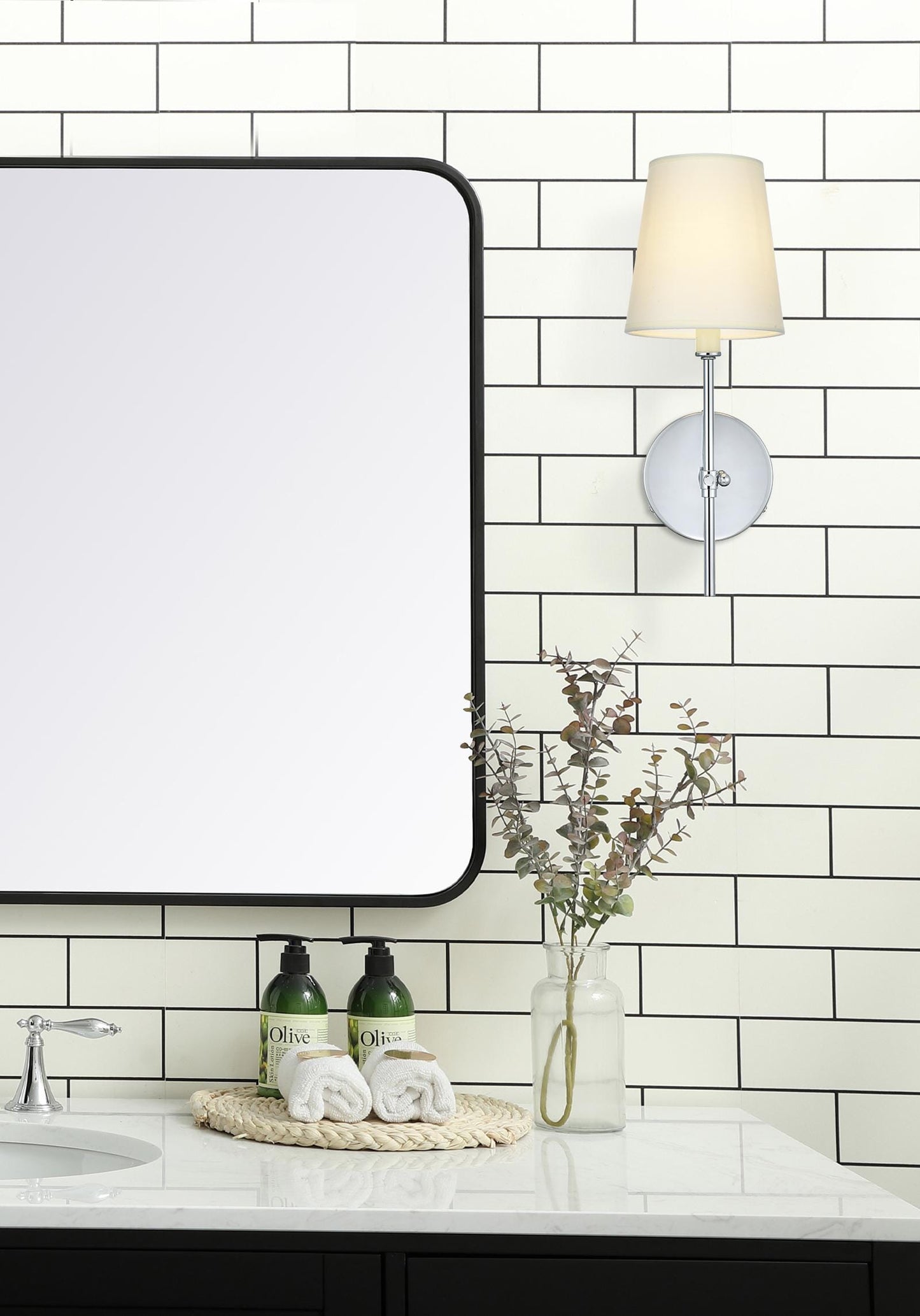 Mel 5.5 inch Wall Sconce in Chrome