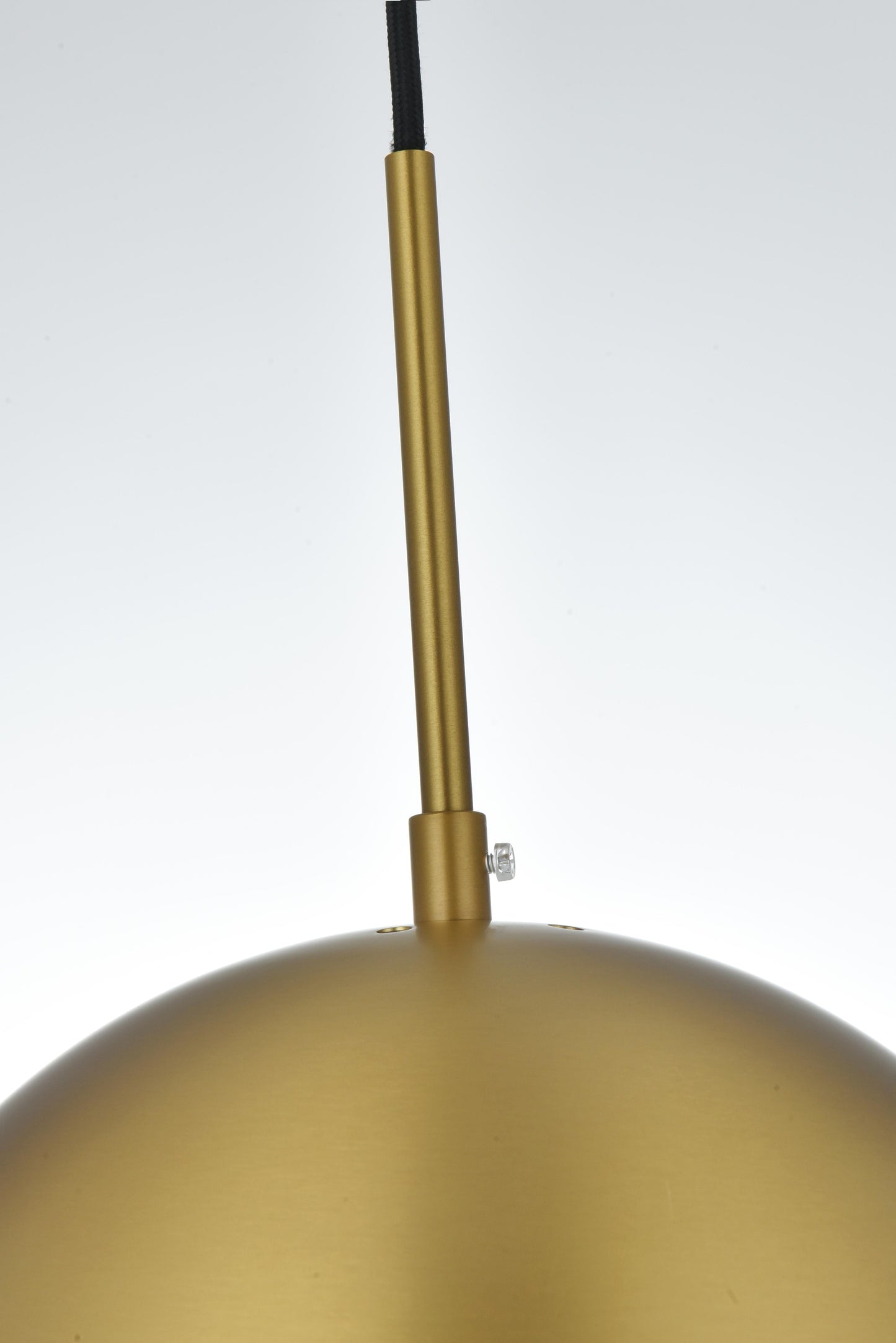 Eclipse 10 Inch Pendant Clear Shade in Chrome