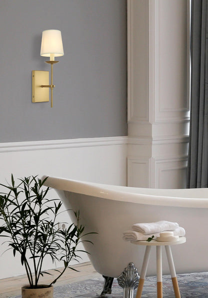 Eclipse 4.5 inch Wall Sconce in Satin Gold