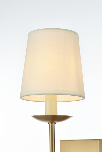 Eclipse 4.5 inch Wall Sconce in Satin Gold