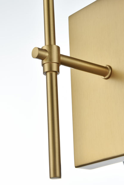 Eclipse 4.5 inch Wall Sconce in Satin Gold