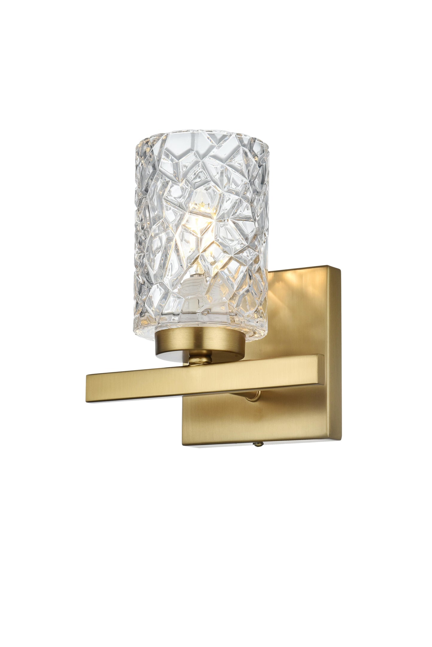 Cassie 7 inch Wall Sconce in Satin Gold