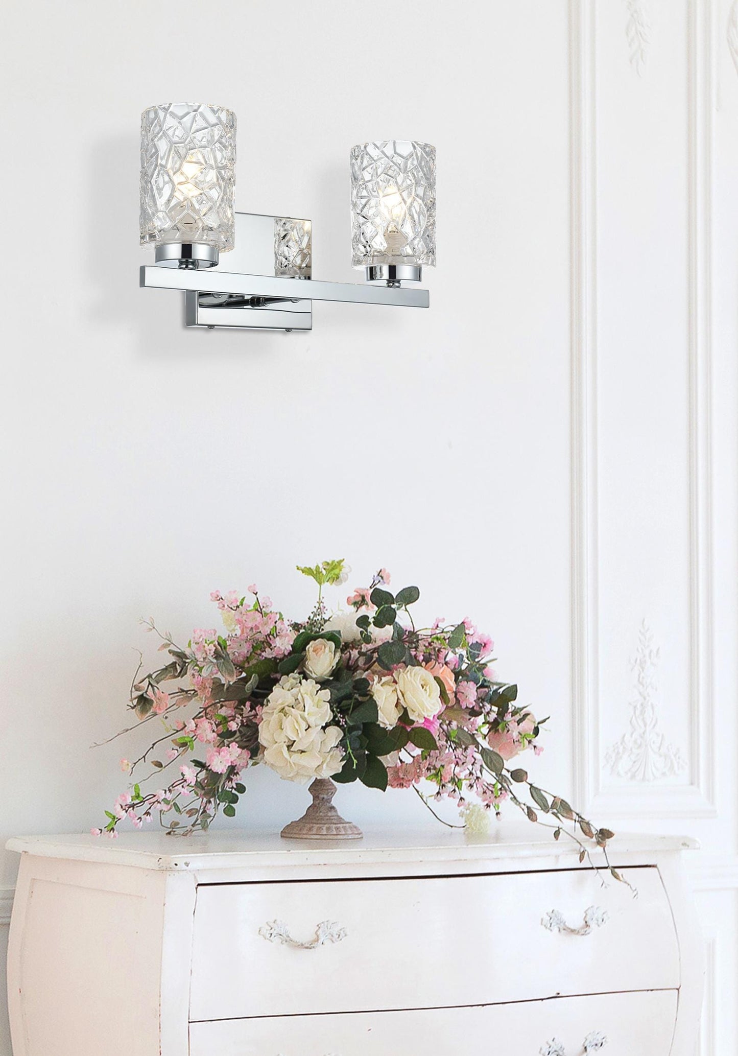 Cassie 14 inch Wall Sconce in Chrome