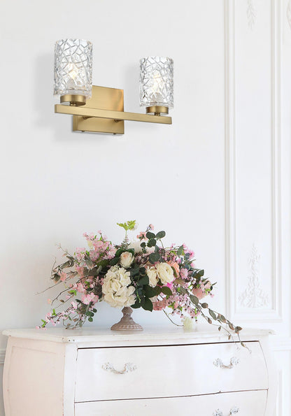 Cassie 14 inch Wall Sconce in Satin Gold