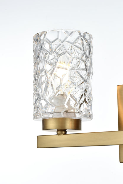 Cassie 14 inch Wall Sconce in Satin Gold