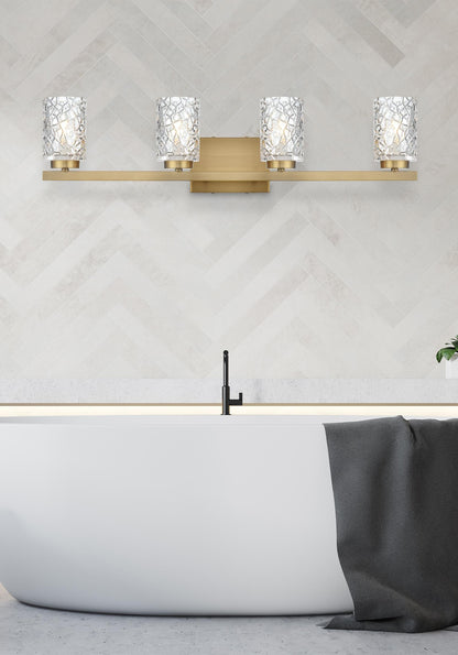 Cassie 31 inch Wall Sconce in Satin Gold