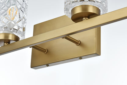 Cassie 31 inch Wall Sconce in Satin Gold