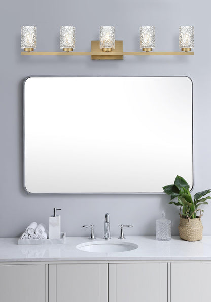 Cassie 41 inch Wall Sconce in Satin Gold