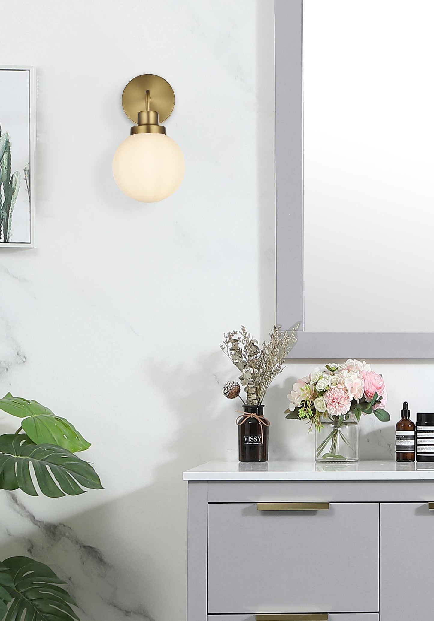 Hanson 6 inch Wall Sconce in Satin Gold