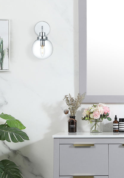 Hanson 6 inch Wall Sconce in Chrome