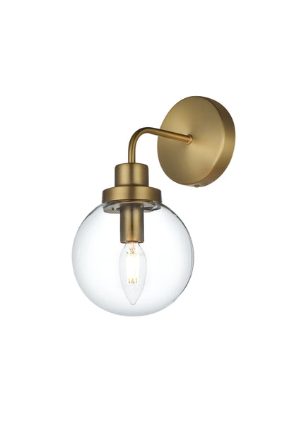 Hanson 6 inch Wall Sconce in Satin Gold