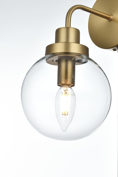 Hanson 6 inch Wall Sconce in Satin Gold