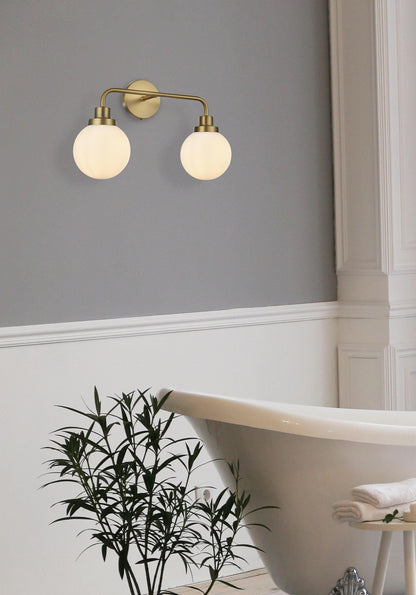 Hanson 19 inch Wall Sconce in Satin Gold