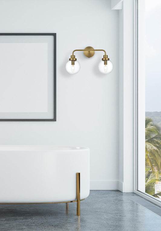 Hanson 19 inch Wall Sconce in Satin Gold