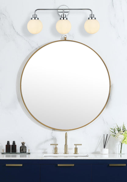 Hanson 28 inch Wall Sconce in Chrome