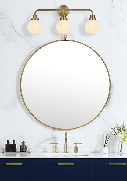 Hanson 28 inch Wall Sconce in Satin Gold