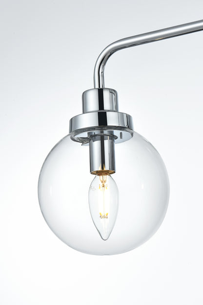 Hanson 37 inch Wall Sconce in Chrome