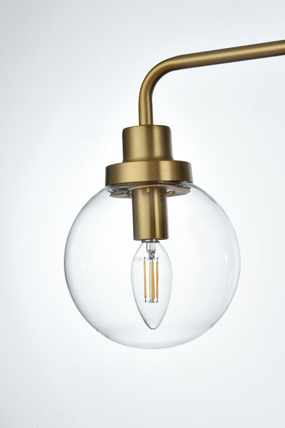 Hanson 37 inch Wall Sconce in Satin Gold