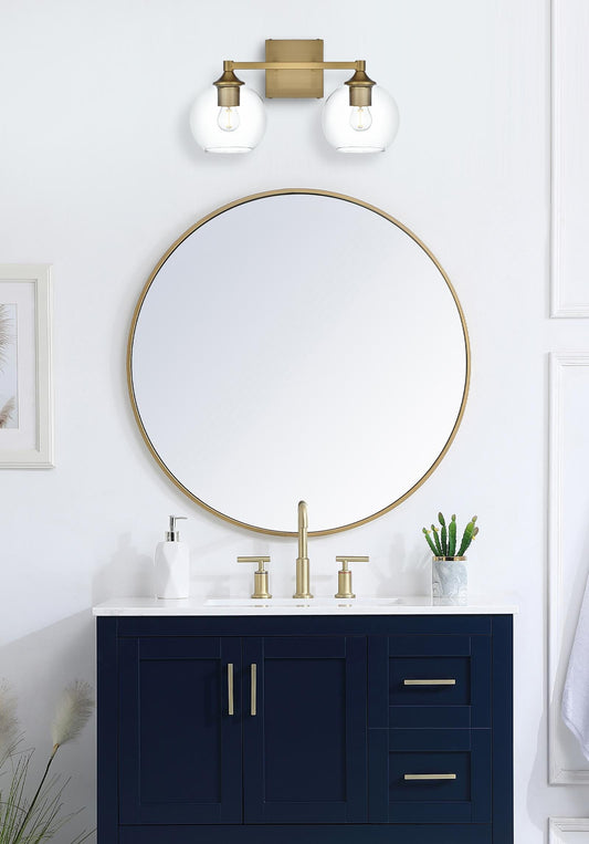 Eero 16 inch Wall Sconce in Satin Gold