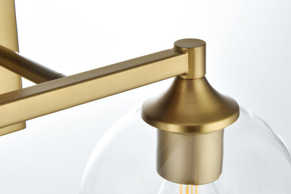 Eero 16 inch Wall Sconce in Satin Gold