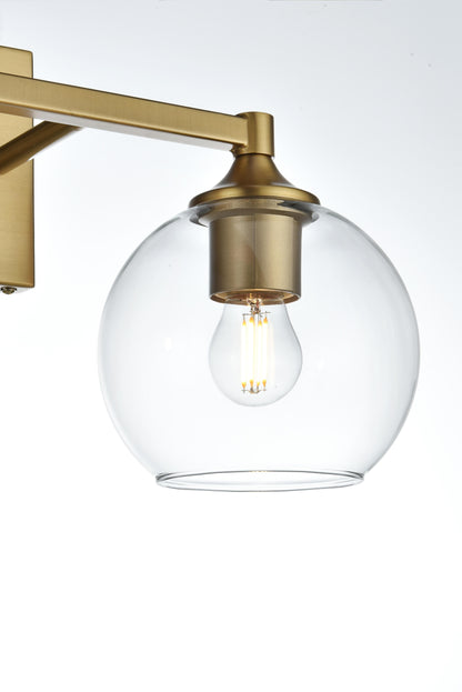 Eero 25 inch Wall Sconce in Satin Gold