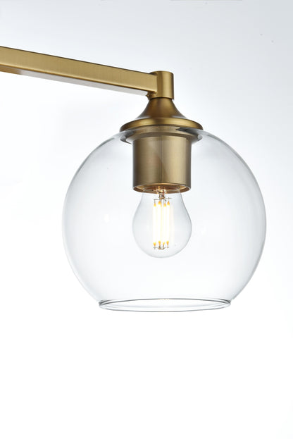 Eero 33 inch Wall Sconce in Satin Gold