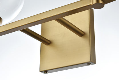 Eero 33 inch Wall Sconce in Satin Gold