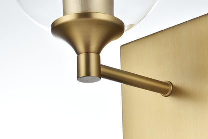 Eero 6 inch Wall Sconce in Satin Gold