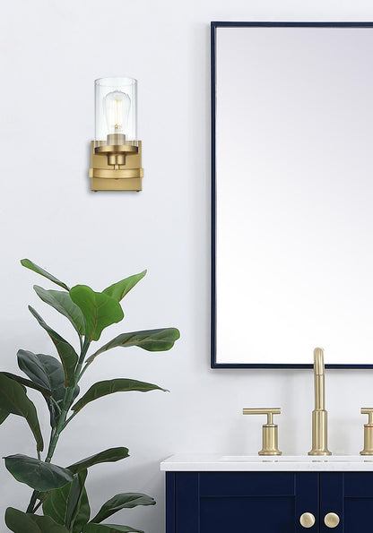 Thane 5 inch Wall Sconce in Satin Gold