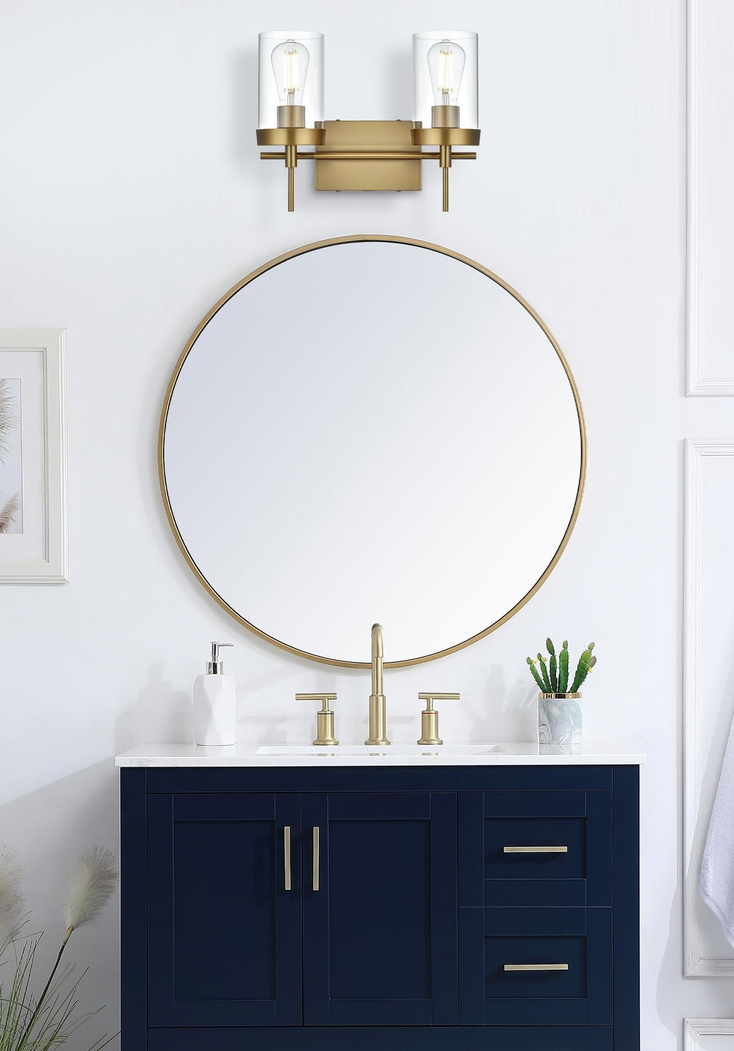 Taryin 14 inch Wall Sconce in Satin Gold