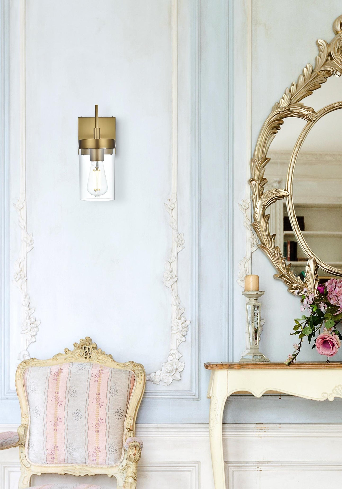 Taryin 4.5 inch Wall Sconce in Satin Gold