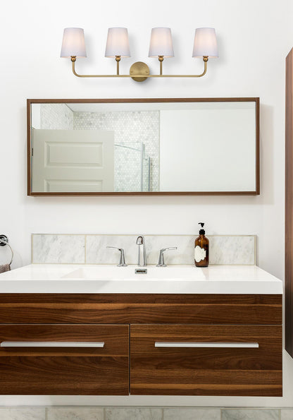 Senna 35.5 inch Wall Sconce in Satin Gold