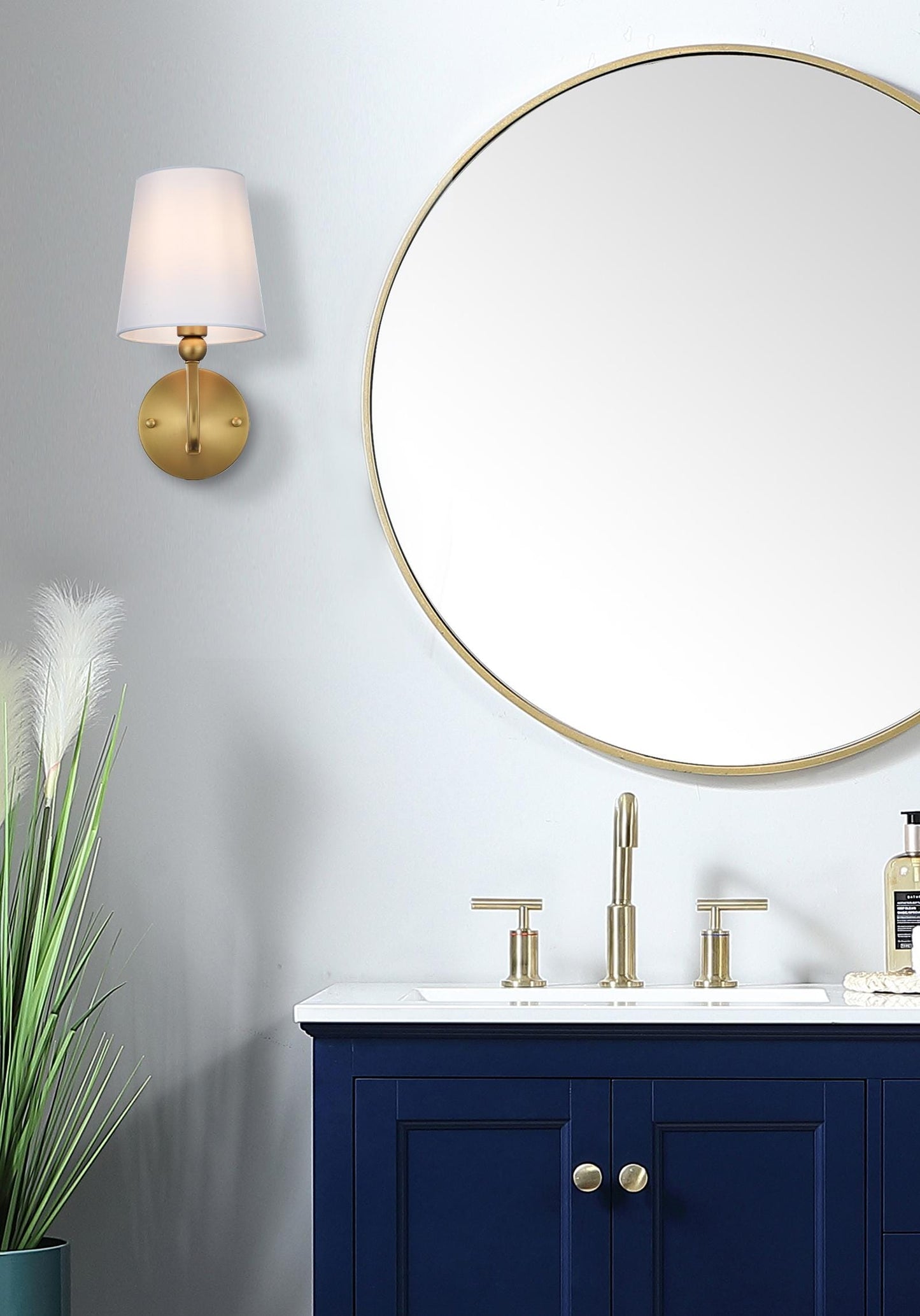 Senna 6 inch Wall Sconce in Satin Gold