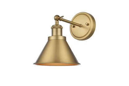 Vaman 7 inch Wall Sconce in Satin Gold