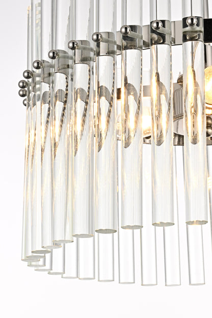 Paulina16 inch Chandelier in Polished Nickel