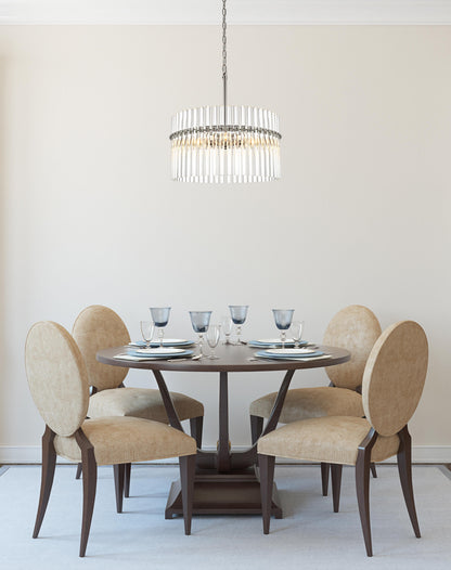 Paulina 20 inch Chandelier in Polished Nickel