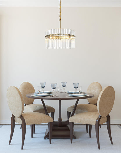 Paulina 20 inch Chandelier in Satin Gold