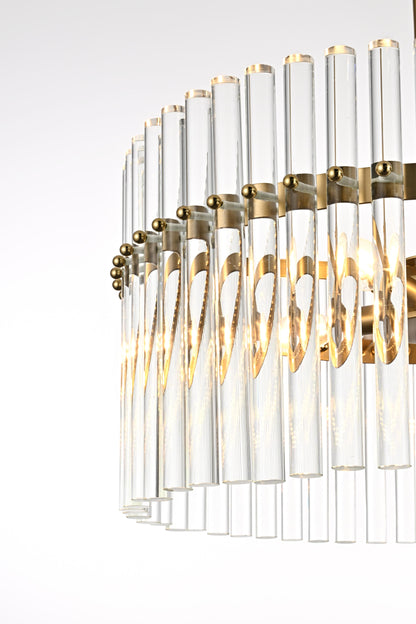 Paulina 20 inch Chandelier in Satin Gold