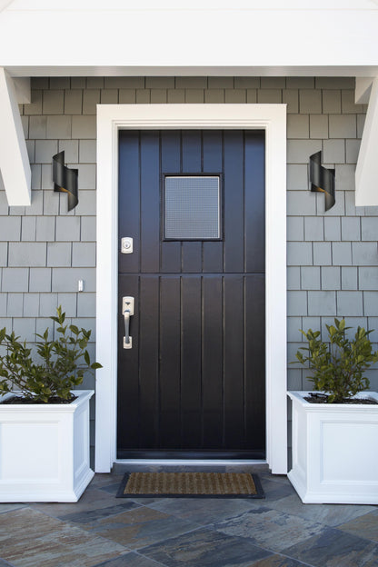 Raine Integrated LED wall sconce  in black