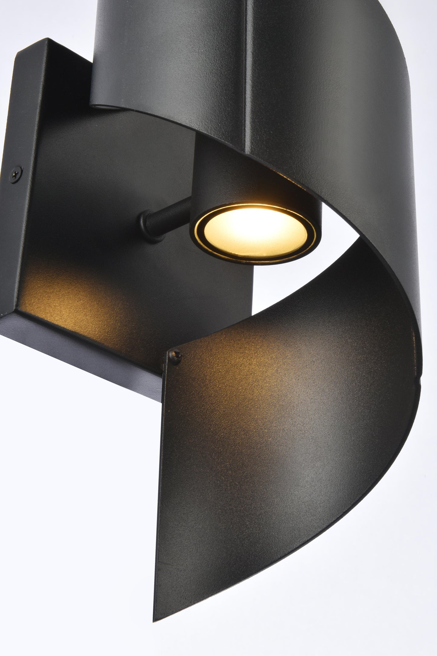 Raine Integrated LED wall sconce  in black