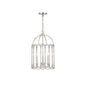 3-Light Pendant in Polished Nickel Polished Nickel