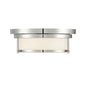 2-Light Ceiling Light in Polished Nickel Polished Nickel