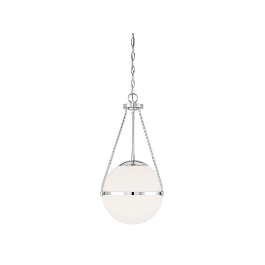 1-Light Pendant in Chrome Chrome