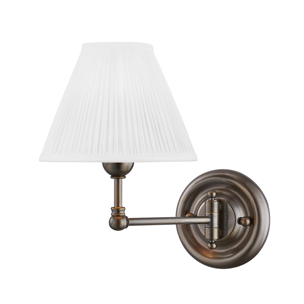 Classic No.1 Wall Sconce with Distressed Bronze Finish