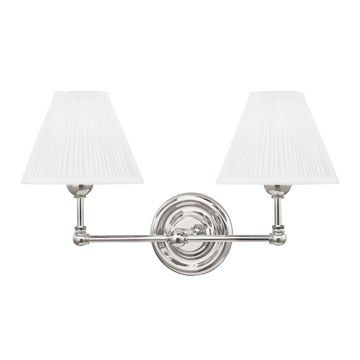 Classic No.1 Wall Sconce with Polished Nickel Finish