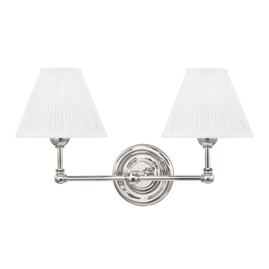 Classic No.1 Wall Sconce with Polished Nickel Finish
